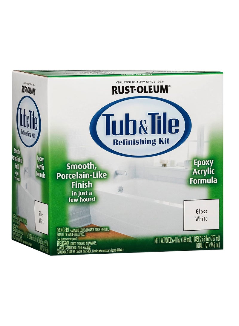 Rust-Oleum Tub And Tile Refinishing Kit - 946 ML