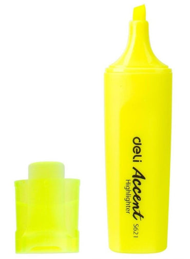 Deli Highlighter Yellow 4 Piece