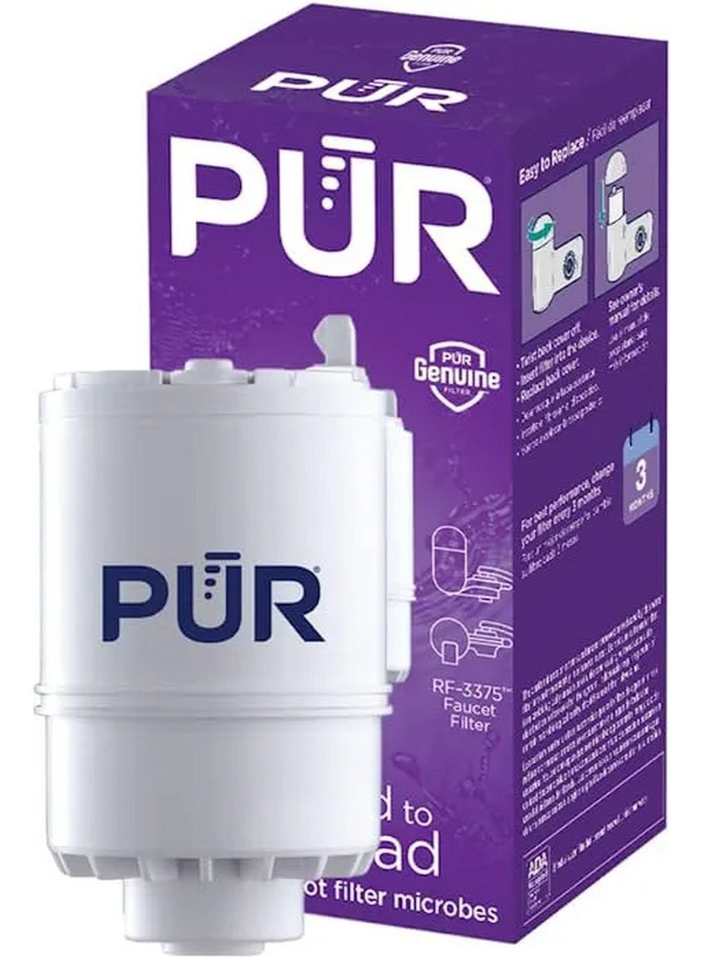 brand pur, coffee tea, every day, faucet mount, faucet mount certified, filter lead, may appear, mount certified, odor lead, pur, pur faucet, pur filter, tap water, water may, wide range