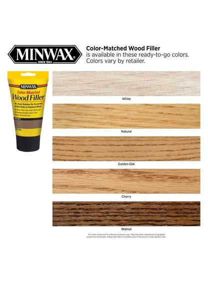 Minwax Color Matched Wood Filler Walnut 170 G