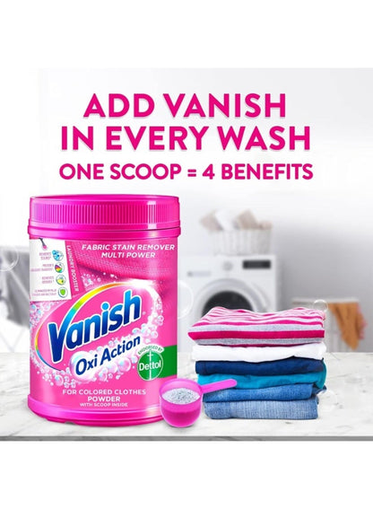 Vanish Oxi Action Fabric Stain Remover Powder 500G