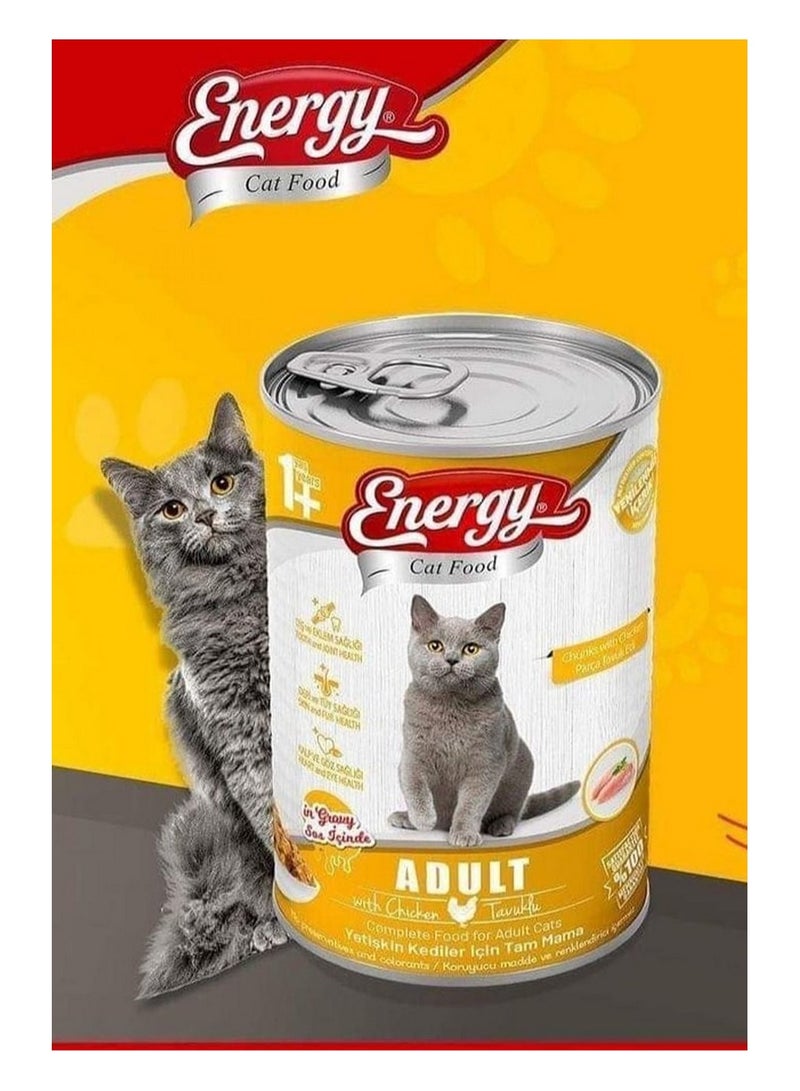 Energy Adult Cat Food With Chicken 400 G