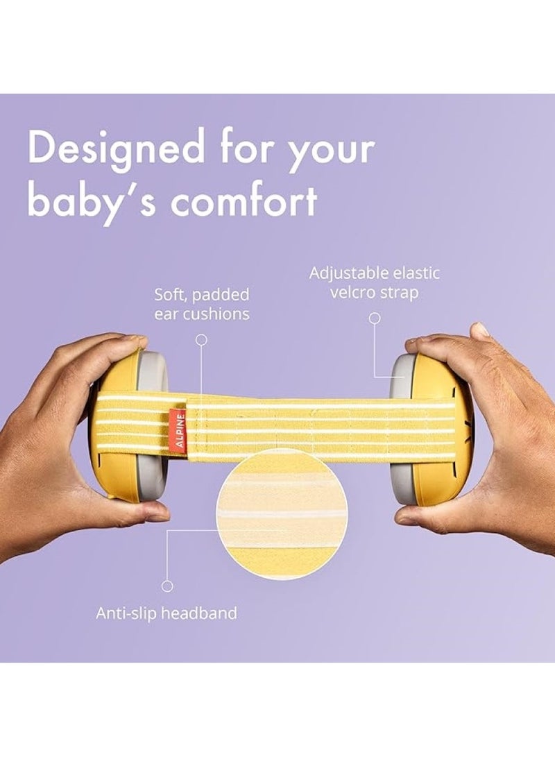 Alpine Baby Muffy Yellow Earplugs for Children