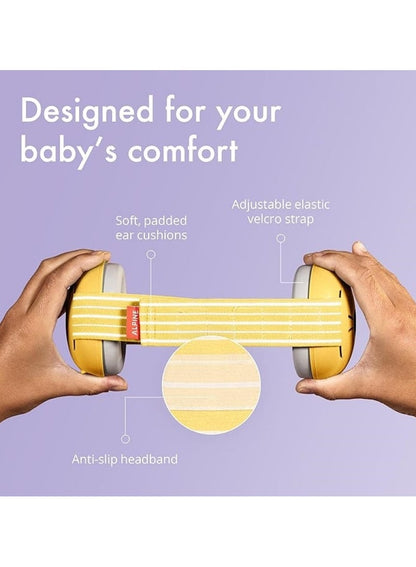 Alpine Baby Muffy Yellow Earplugs for Children