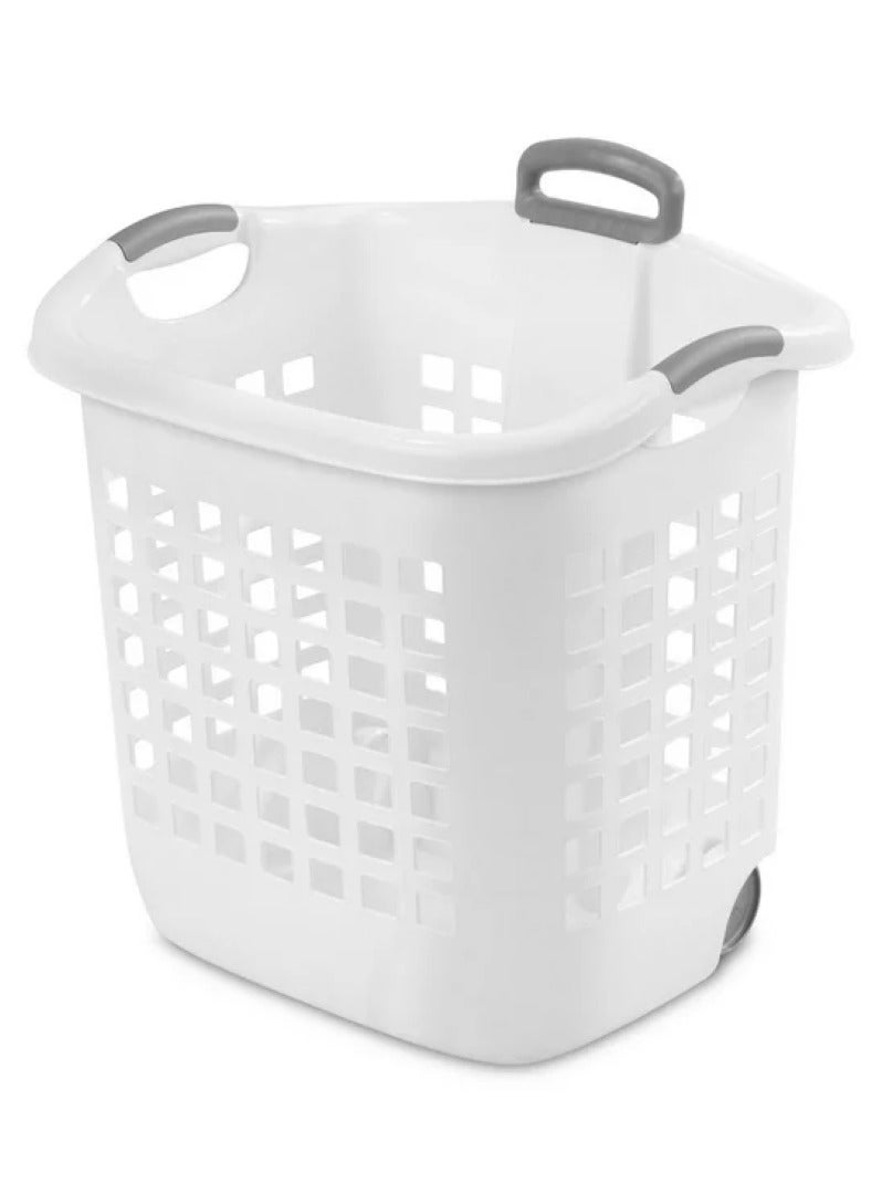 Sterilite Ultra Wheeled Laundry Basket 62L