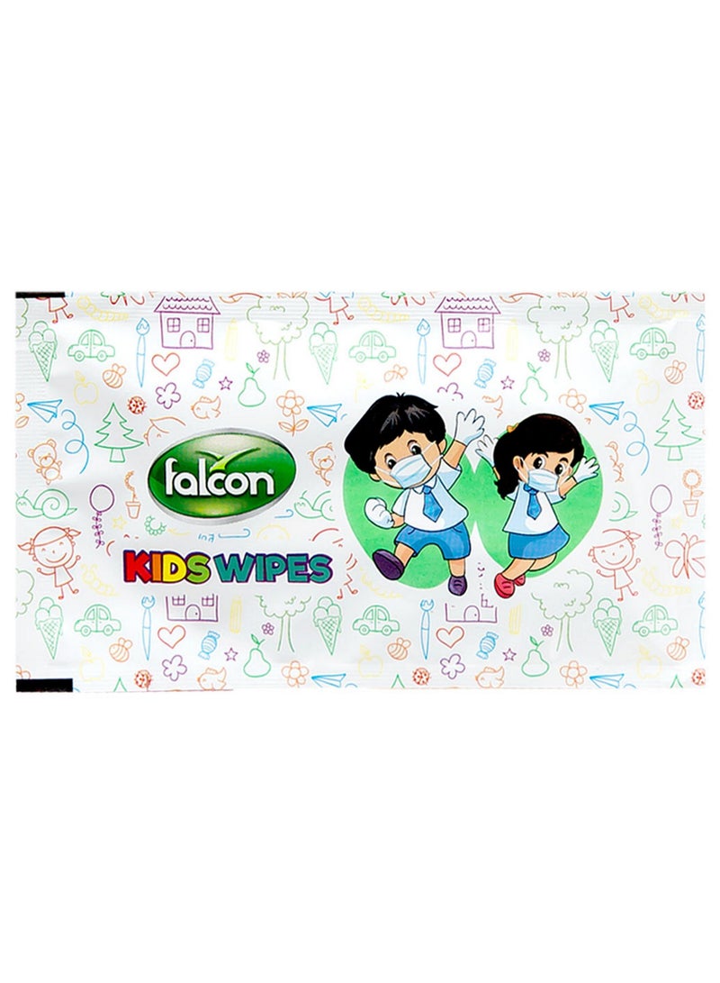 Falcon Kids Refreshing Wet Wipes 50 Pcs Pack