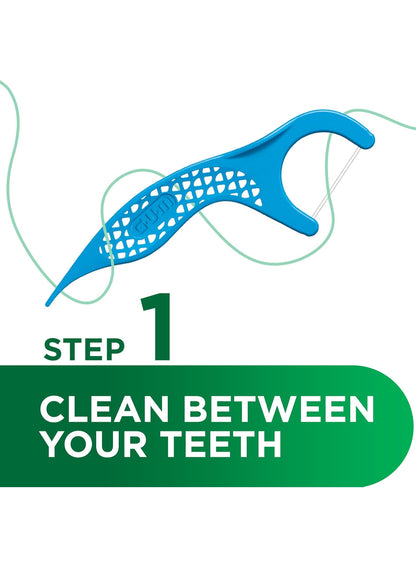avoid gum, care type, daily oral, floss type, fresh mint, grip floss, gum line, home work, mint waxed, oral care, sunstar, take one, teeth move, travel eco, type waxed