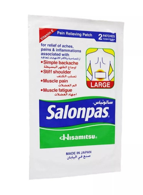 Hisamitsu Salonpas Pain Relieving Patch Large
