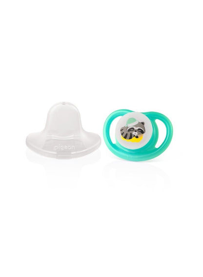 Pigeon Mini Light Dino & Raccoon Pacifiers Set L