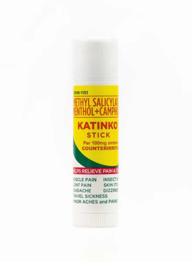 arm rub, bite itch, body key, camphor stick, ease pain, katinko, menthol camphor, menthol camphor stick, methyl salicylate, methyl salicylate menthol, roll-on methyl, roll-on methyl salicylate, salicylate menthol, salicylate menthol camphor, spot test
