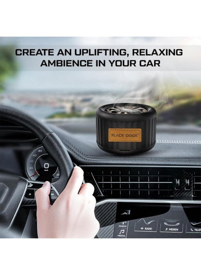 BLACK ODOR Lucky Wheel Car Air Freshener - Vanilla Scent