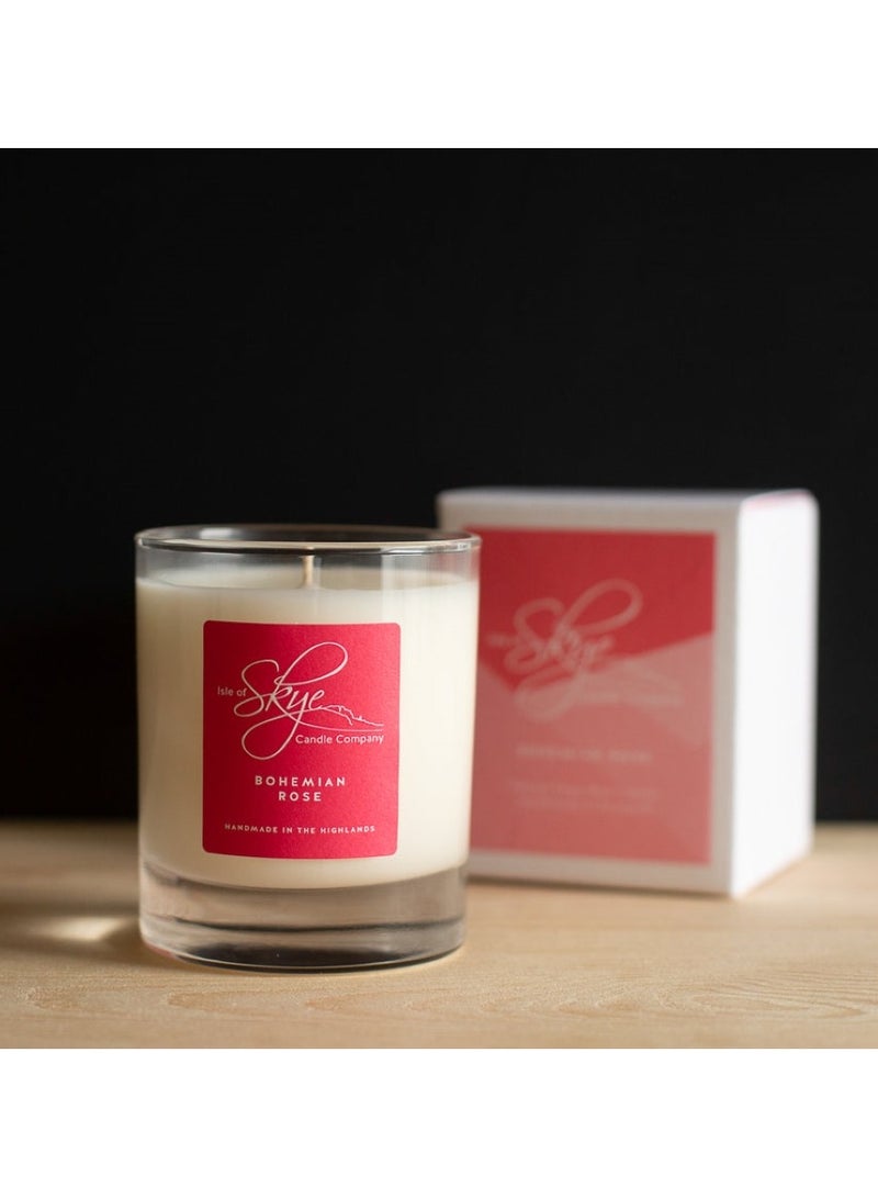Bohemian Rose Natural Soya Wax Candle - Isle Of Skye
