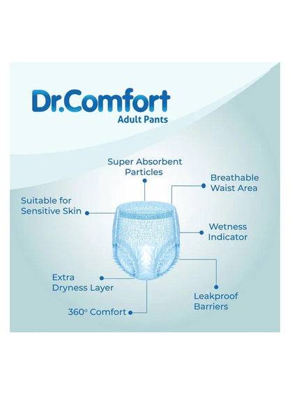 Dr. Comfort Medium Adult Diaper Pants for Comfort