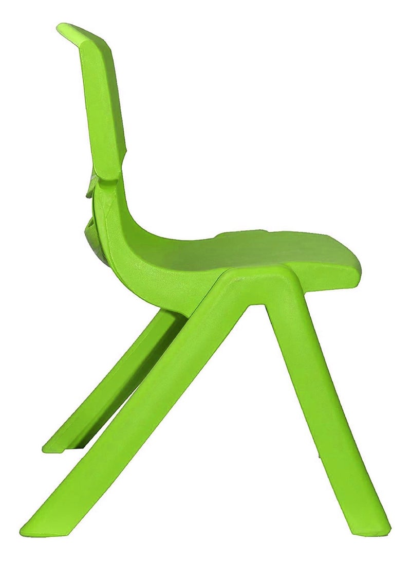 ESQUBE Kids Plastic School Study Chair - Green