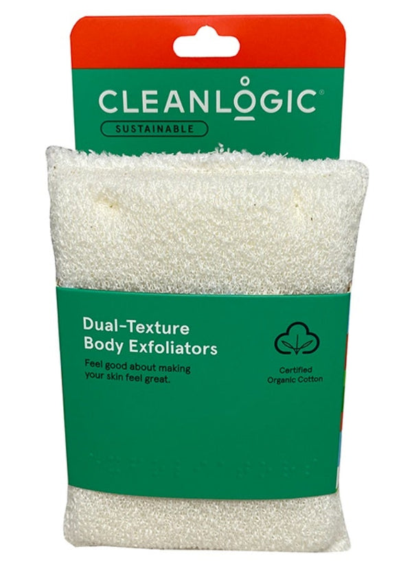 Cleanlogic Sustainable Body Exfoliator 2 Pcs Pack
