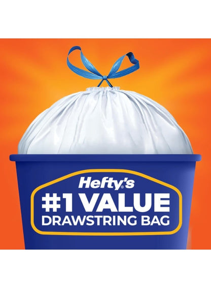 Hefty Strong 13 Gallon Trash Bags - Premium Quality
