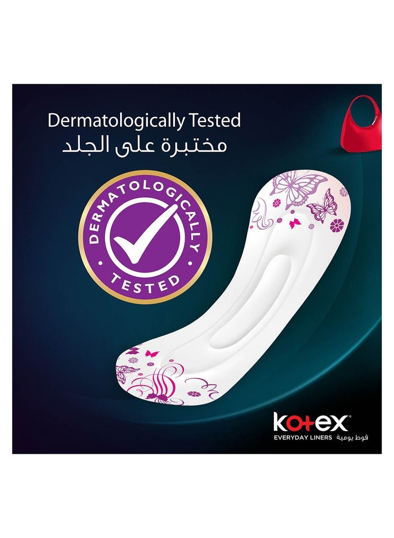 Kotex Antibacterial Pantyliners Long 44 Count