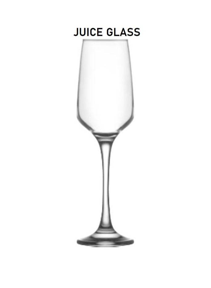 Elegant LAV Lal Water Glasses Set - 3 Pieces