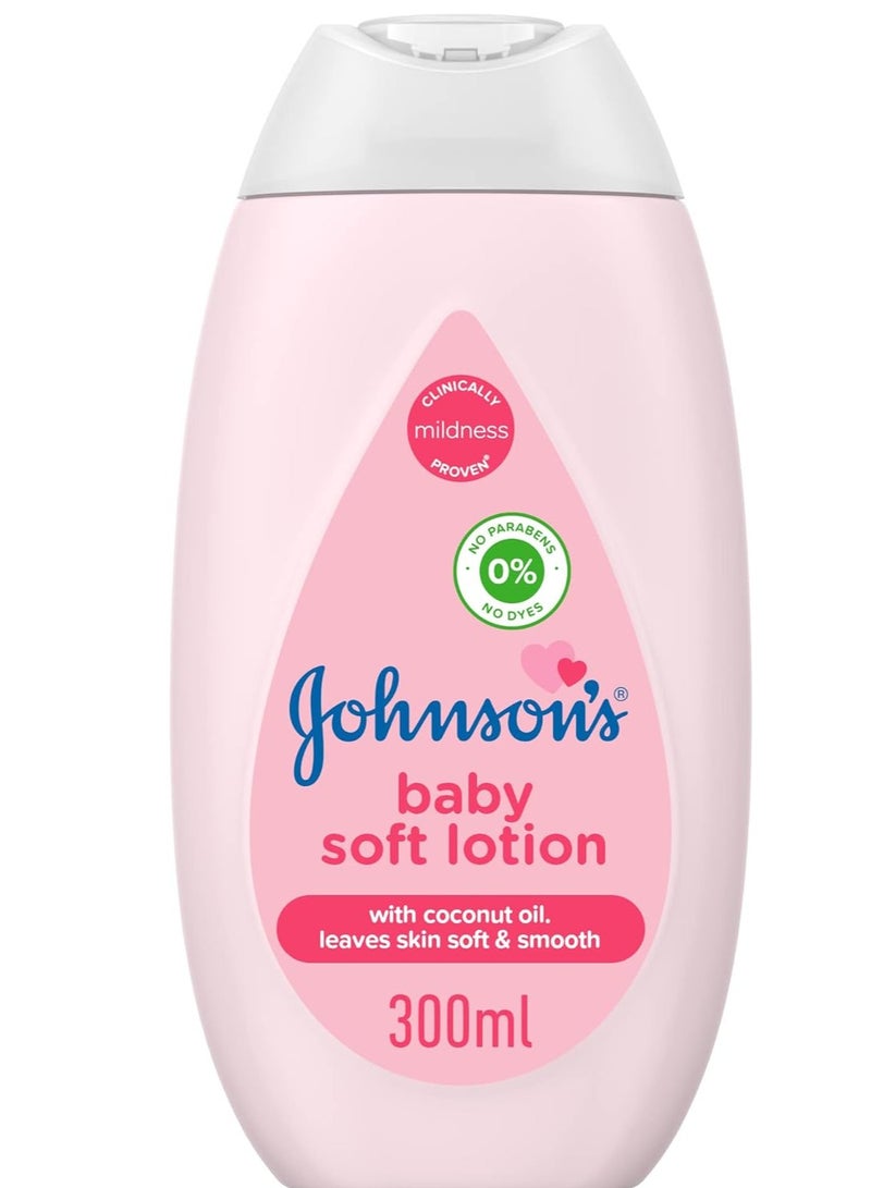 Johnson's Baby Soft Lotion with Coconut Oil 300 ML
