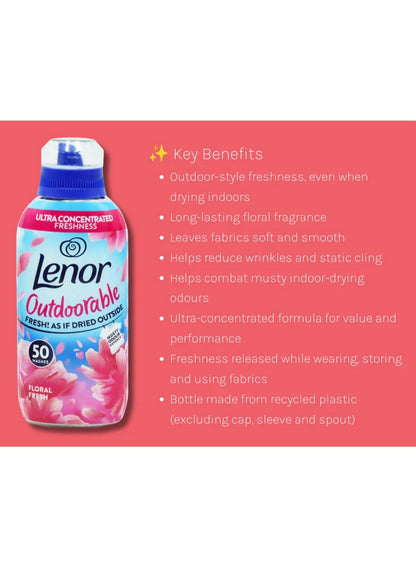 concentrated fabric, concentrated fabric softener, cool dry, fabric softener, floral fresh, floral fresh ultra, fresh ultra, fresh ultra concentrated, laundry detergent, lenor, note keep, stay soft, top load, ultra concentrated, ultra concentrated fabric