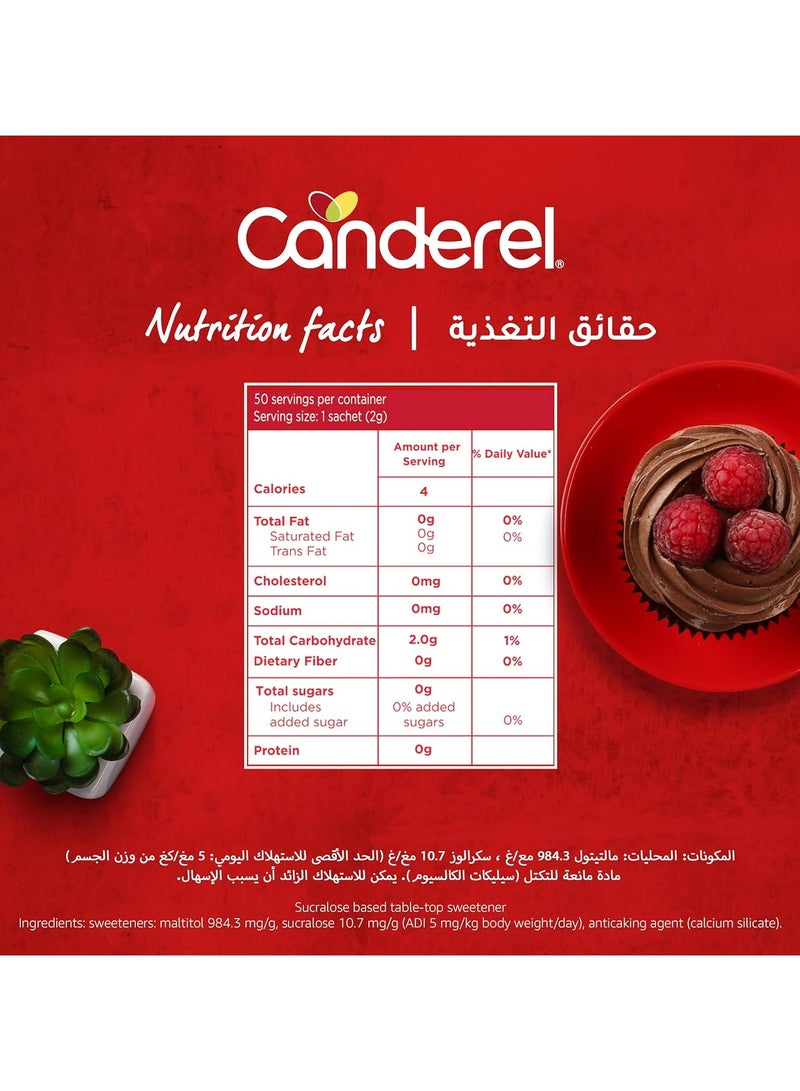 Canderel Sachets With Sucralose Pack Of 50