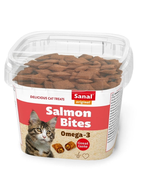 SANAL Salmon Bites With Omega 3 - Premium Pet Supplies
