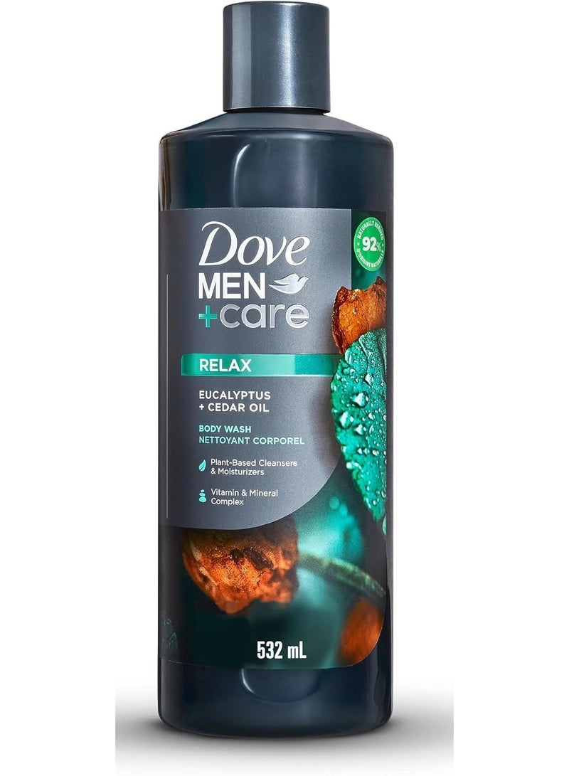 DOVE MEN +Care Body Wash Relax - Eucalyptus & Cedar