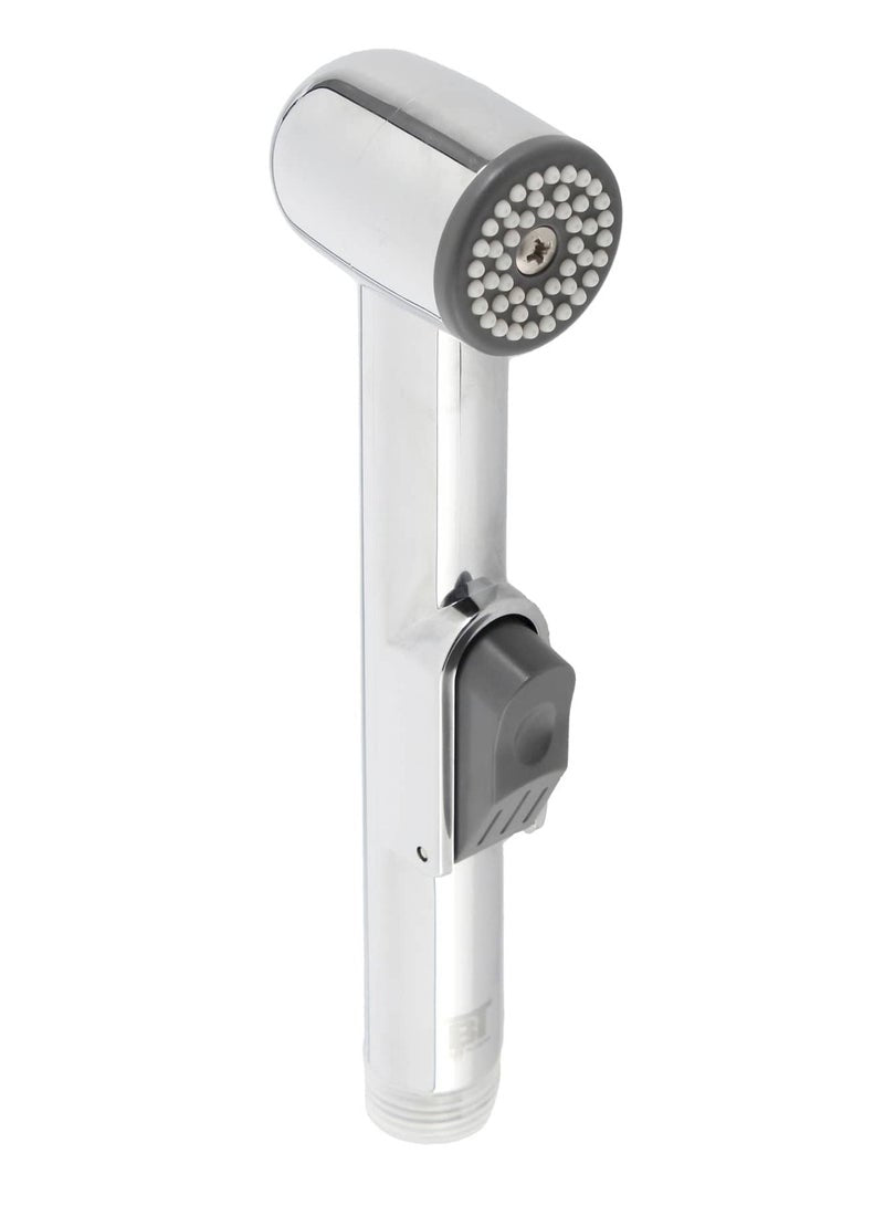 Mkats Shattaf Set Silver for Ultimate Bathroom Hygiene