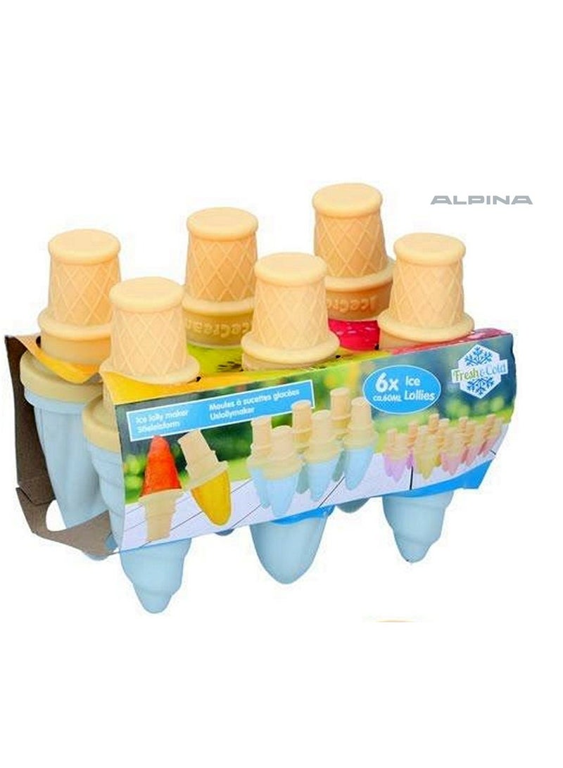 Alpina Ice Lolly Maker 60 ML X 6