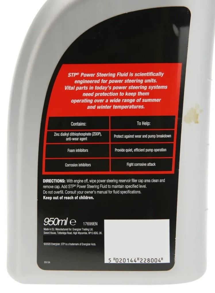 STP Power Steering Fluid 950 ML