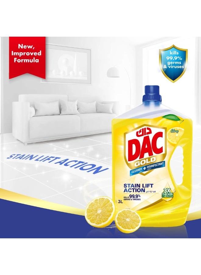 Dac Gold Liquid Cleaner Citrus Scent 3L