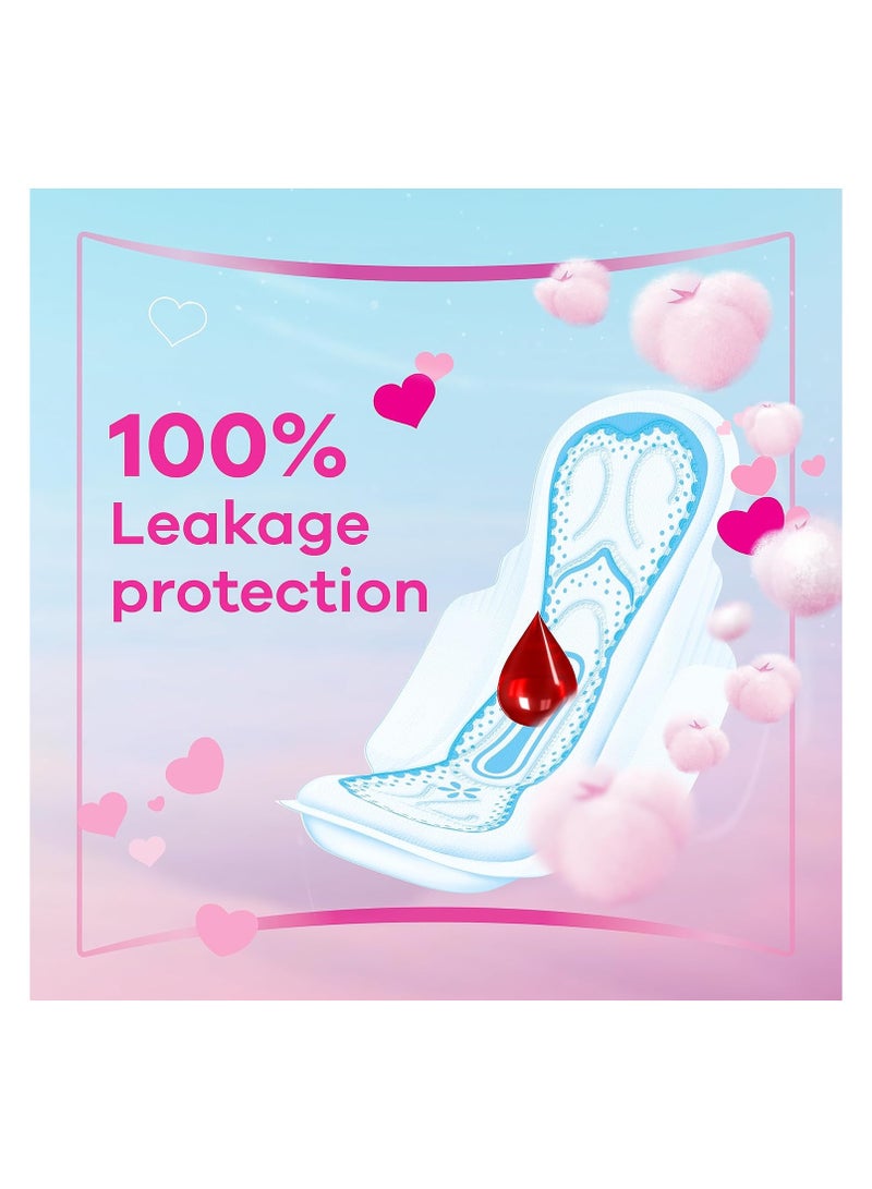 Always Cotton Skin Love Sanitary Pads – 30 Large Thick Pads