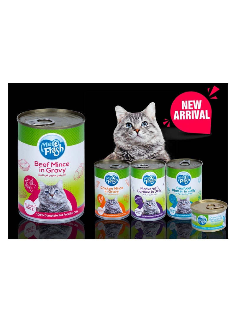 Meo Fresh Mackerel & Sardine Catfood 400g