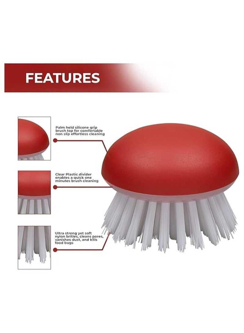 Joie Veggie Brush Red - Premium Cleaning Brush