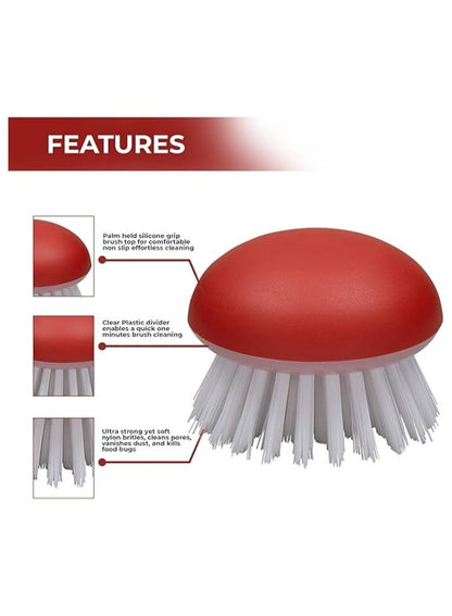 Joie Veggie Brush Red - Premium Cleaning Brush