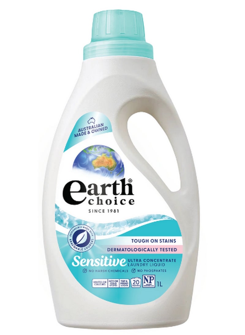 Earth Choice Sensitive Laundry Liquid 1L