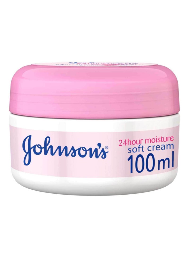 Johnson'S Body Cream 24 Hour Moisture Soft 100ml