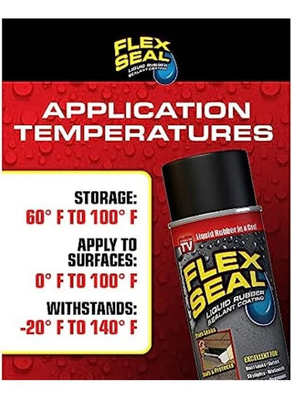 Flex Seal Rubber Spray Sealant 396 Gm White