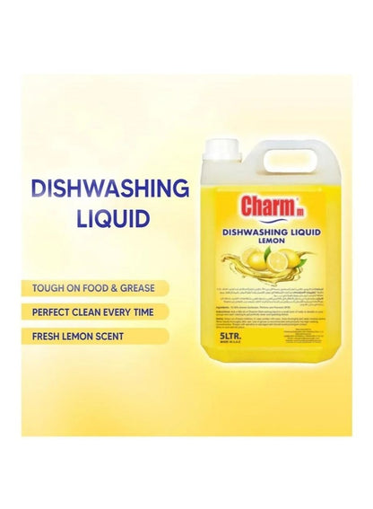 CHARMM Dishwashing Liquid Power Of Lemons 5 L