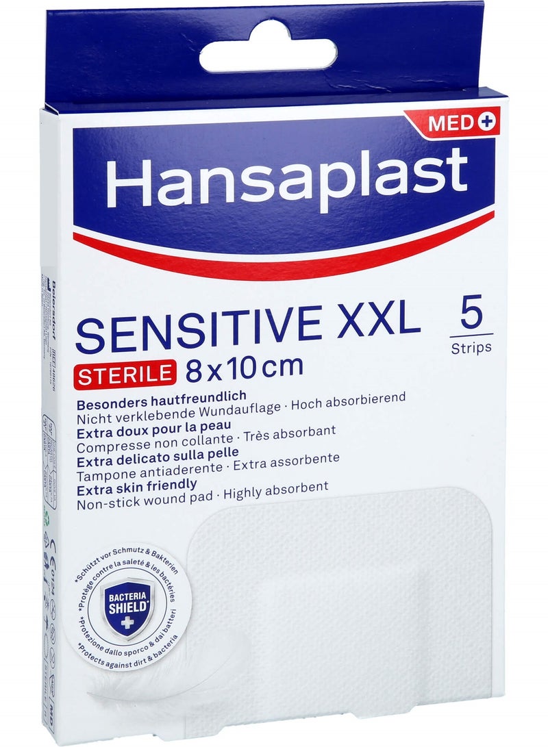 Hansaplast Sensitive XXL Strips, Extra Comfort
