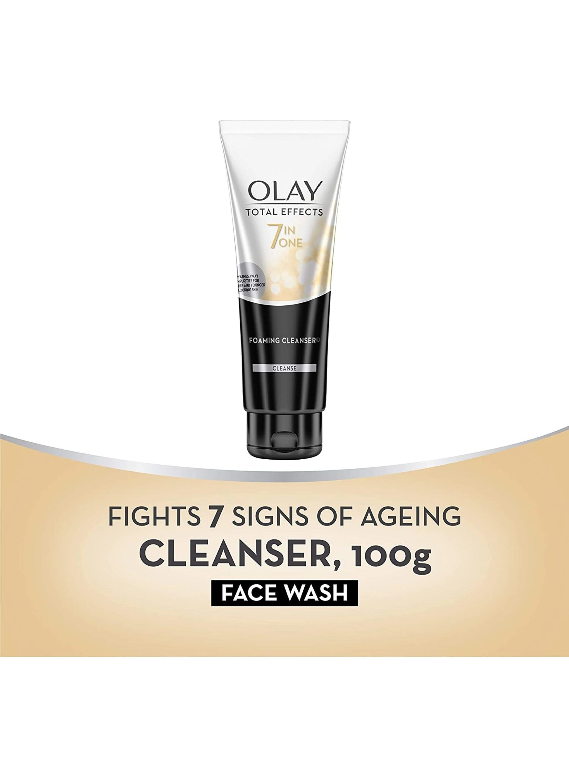 cleanser face, cleanser face wash, deep yet, dirt oil, face wash, face wash 100g, foaming cleanser, foaming cleanser face, oil daily, oily skin, olay, skincare, soft foam, total effects, wash 100g