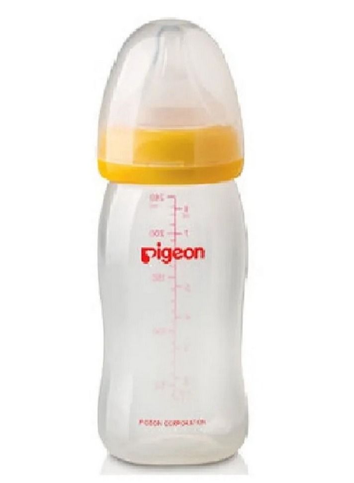 Pigeon Plastic Wide Neck Feeding Bottle 240 ML