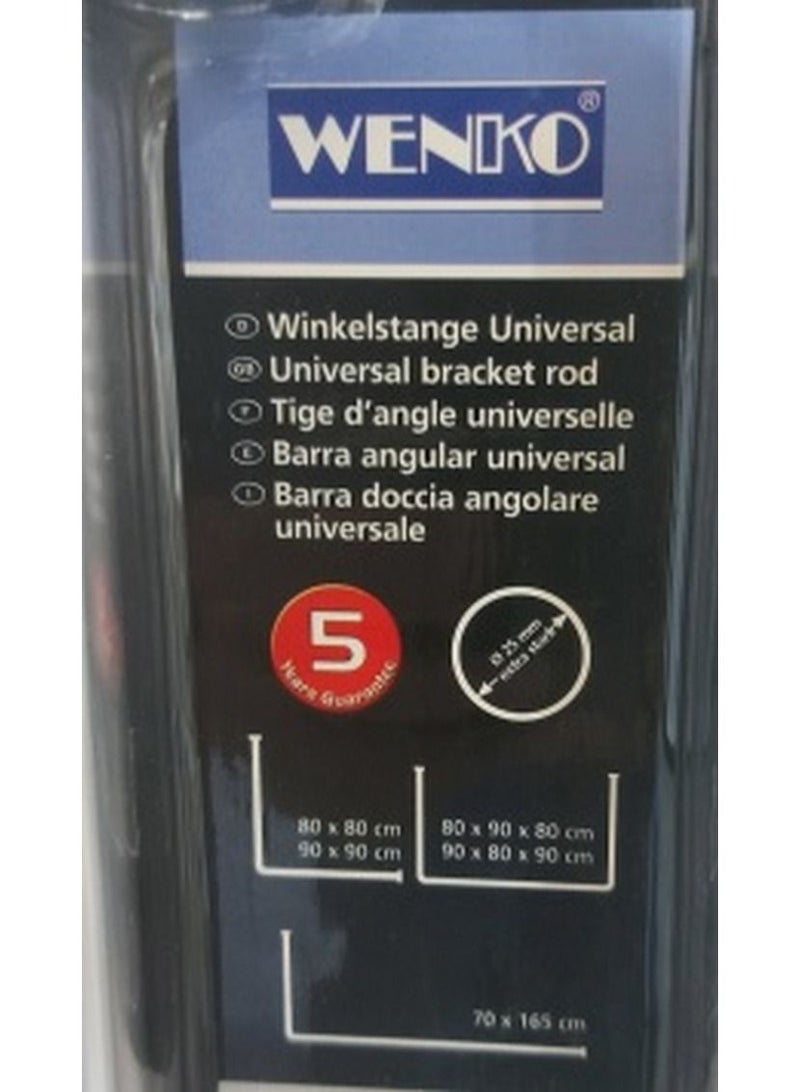 Wenko Angle Bar 25mm Universal Chrome