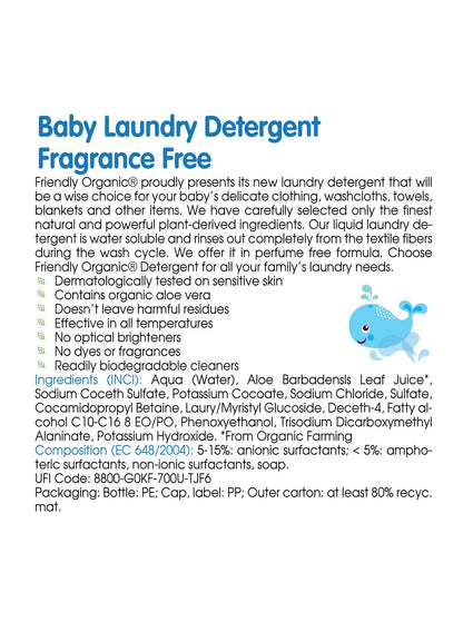 1Liters, FRIENDLY ORGANIC, Liquid Detergent