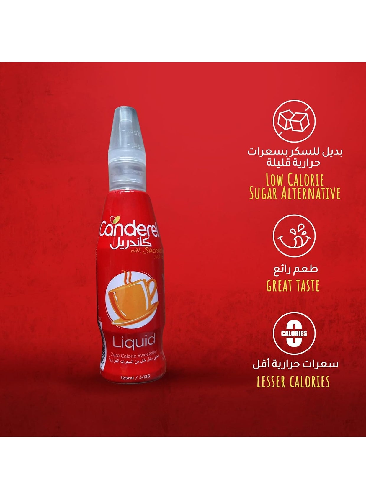 balanced diets, calorie liquid, calorie liquid sweetener, canderel, canderel zero, daily coffee, feeling good, liquid sweetener, love without, sucralose lets, sugar without, sweet taste, tasty easily, zero calorie, zero calorie liquid