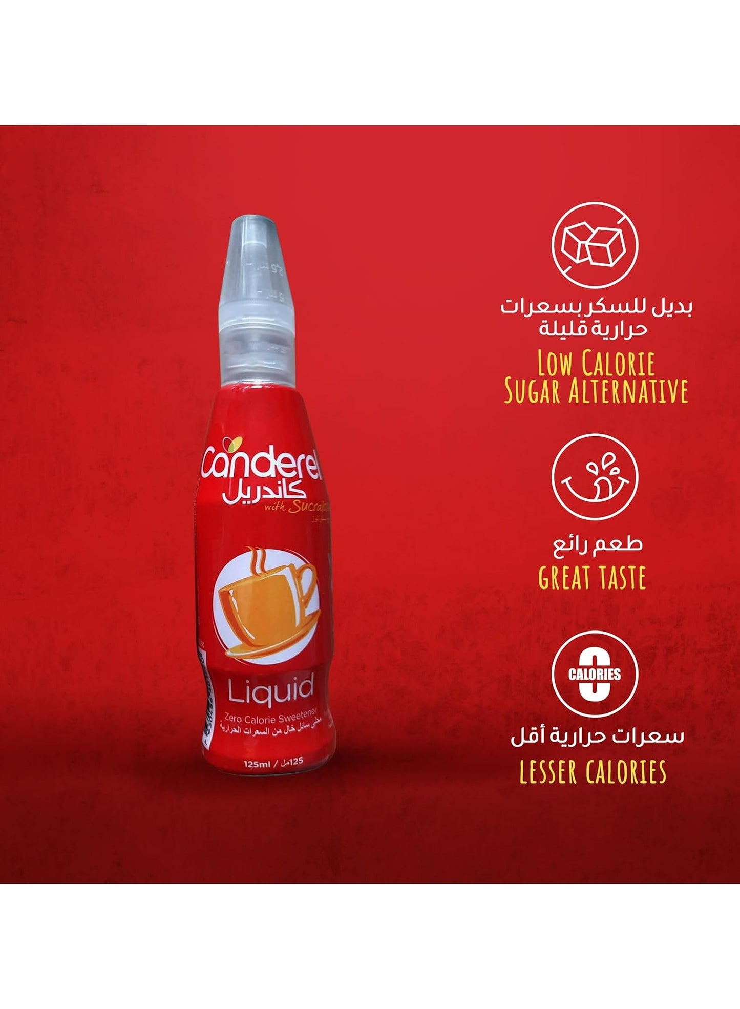 balanced diets, calorie liquid, calorie liquid sweetener, canderel, canderel zero, daily coffee, feeling good, liquid sweetener, love without, sucralose lets, sugar without, sweet taste, tasty easily, zero calorie, zero calorie liquid