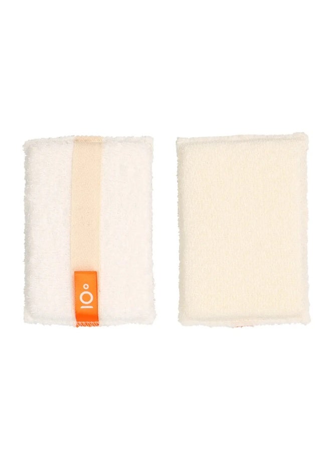 Cleanlogic Sustainable Body Exfoliator 2 Pcs Pack