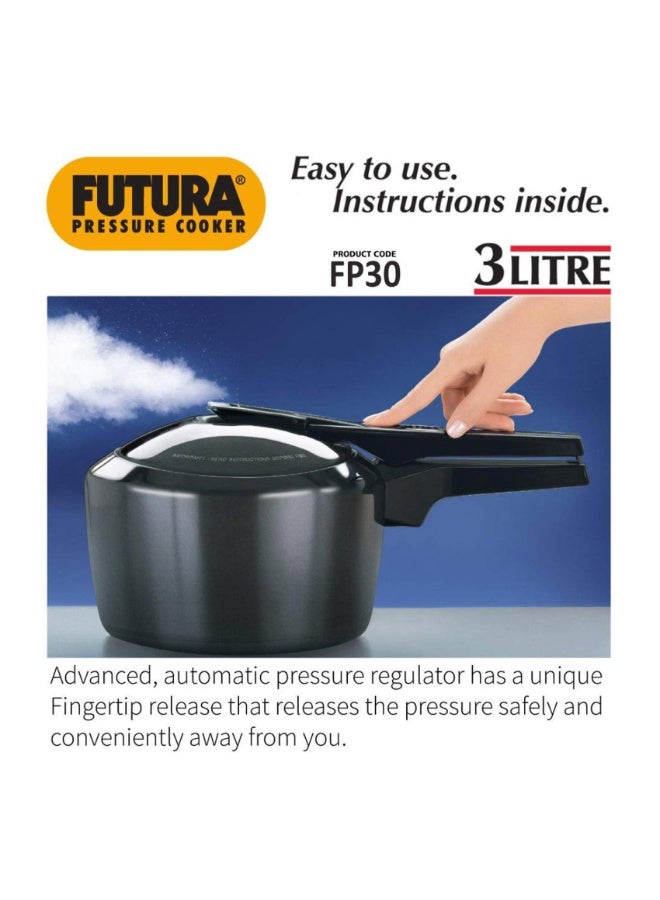 FUTURA Hard Anodised Pressure Cooker 3L