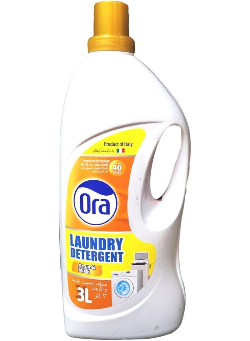 ORA Laundry Detergent Argan And Musk 3 L