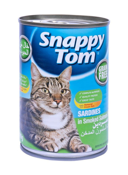 Snappy Tom Sardines in Smoked Salmon Jelly 400g